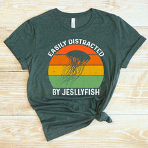 Easily Distracted by Jellyfish Ocean T-Shirt