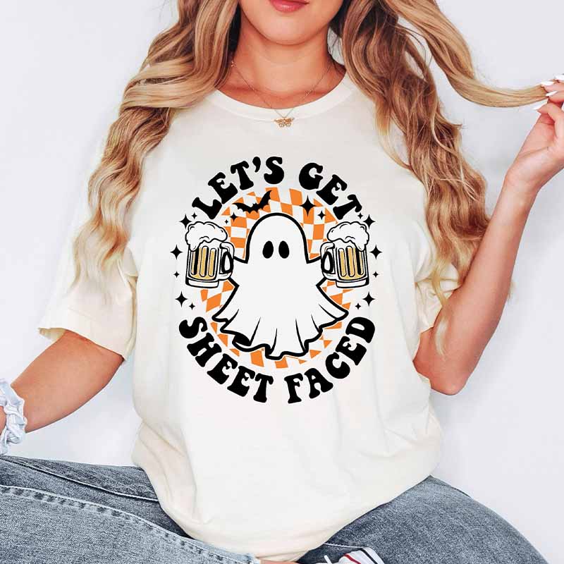 Let's Get Sheet Faced Of Beer  T-Shirt