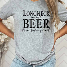 Longneck Ice Cold Beer Lyrics T-Shirt